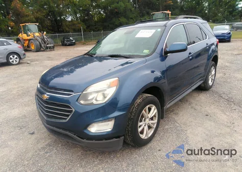 2016 Chevrolet Equinox Lt из США, поврежденный, VIN 2GNALCEK1G6180332